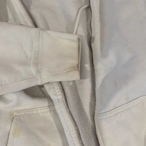 BRANDY MELVILLE CHRISTY HOODIE OVERSIZED ZIP UP SWEATSHIRT size: one size/ l-xl - Picture 5 of 7